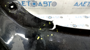 Rear bumper bare Ford C-max MK2 13-18 without parking sensors, black, tears, dents