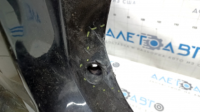 Rear bumper bare Ford C-max MK2 13-18 without parking sensors, black, tears, dents