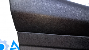 Door trim card rear left Ford Focus mk3 11-18 black with black insert plastic, armrest black plastic, scratches, abrasions