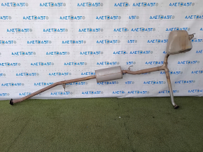 Exhaust pipe with rear barrel Honda CRV 17-19 1.5 AWD without chrome tip, dented