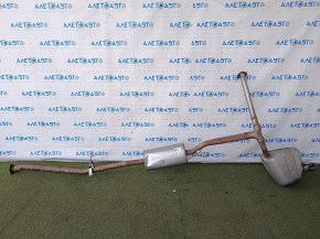 Exhaust pipe with rear barrel Honda CRV 17-19 1.5 AWD without chrome tip, dented