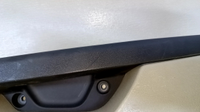 Door trim card rear left Ford Fiesta 11-19 black with gray insert plastic, armrest gray plastic, scratches, abrasions