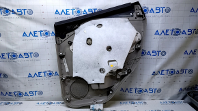 Door trim card rear left Ford C-max MK2 13-18 beige with beige insert plastic, armrest beige leather, scratches, abrasions