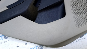 Door trim card rear left Ford Focus mk3 11-18 beige, with black insert, armrest beige plastic, scratches, abrasions