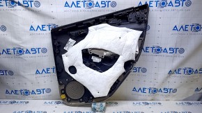 Door trim card rear left Ford Focus mk3 11-18 beige, with black insert, armrest beige plastic, scratches, abrasions