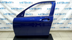 Bare front left door Mercedes GLC 16-22 SUV, blue 896, dented