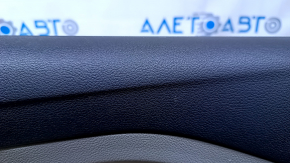Door trim card rear left Ford Escape MK3 13-16 prerest beige with beige insert plastic, armrest beige leather, scuffs, scratches, scuffs