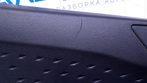 Door trim card rear left Ford Escape MK4 20-22 black with black insert plastic, armrest black cloth, scuffs, scratches