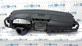 Torpedo front panel with AIRBAG Honda CRV 17-19 black, rusty pyropatron