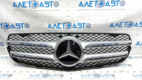 Radiator grill assembly with emblem Mercedes GLC 300/350e 16-19 without camera, grill broken