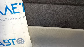 Door trim card rear left Ford Focus mk3 11-18 beige, with black insert, armrest beige plastic, scratches, abrasions, scuffs