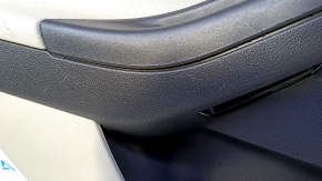 Door trim card rear left Ford Focus mk3 11-18 beige, with black insert, armrest beige plastic, scratches, abrasions, scuffs