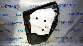 Door trim card rear left Ford Escape MK3 13-16 prerest black with gray insert cloth, armrest gray cloth, scratches, abrasions