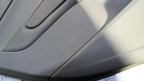 Door trim card rear left Ford C-max MK2 13-18 beige with beige insert plastic, armrest beige leather, scratches, abrasions, whitened plastic
