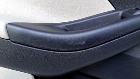 Door trim card rear left Ford Focus mk3 11-18 beige, with black insert plastic, armrest beige plastic, scratches, abrasions
