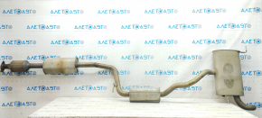 Exhaust line middle part Ford C-max MK2 13-18 with catalytic converter and barrel, sawed off stud