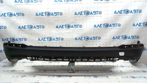 Rear bumper lip Mercedes GLC 300/350e/43 16-19 without parking sensors, structure, scratches, bumps