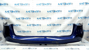Bare rear bumper Mercedes GLC 300/43 16-22 without parking sensors, blue