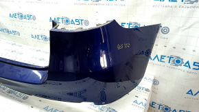 Bare rear bumper Mercedes GLC 300/43 16-22 without parking sensors, blue
