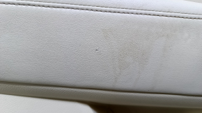 Door trim card rear left Lexus RX350 RX450h 10-15 beige with beige insert leather, armrest beige leather, scuffs, scratches, abrasions, for dry cleaning