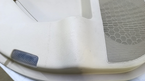 Door trim card rear left Lexus RX350 RX450h 10-15 beige with beige insert leather, armrest beige leather, scuffs, scratches, abrasions, for dry cleaning