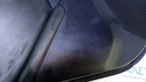 Door trim card rear left Lexus CT200h 11-17 black with black insert leather, armrest black leather, molding gray structure, abrasions, scratches, scuffs