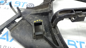 Diffuser radiator shroud left bare Honda CRV 17-22 1.5T, 2.4 broken connector mount