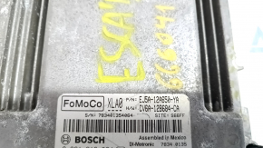 Block ECU engine computer Ford Escape MK3 13-16 1.6T 2.0T, broken mount