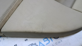 Door trim card rear left Lexus GS300 GS350 GS430 GS450h 06-07 beige with beige insert leather, armrest beige leather, trim wood gloss, scuffs, abrasions, scratches, for dry cleaning