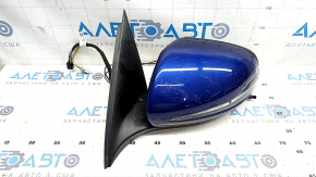 Side mirror left Mercedes GLC 16-22 10+8+2+2, turn signal, auto-dimming, heated, backlight, BSM, blue