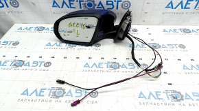 Side mirror left Mercedes GLC 16-22 10+8+2+2, turn signal, auto-dimming, heated, backlight, BSM, blue