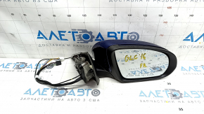 Side mirror right Mercedes GLC 16-22 8+8+2, turn signal, heating, backlight, BSM, blue