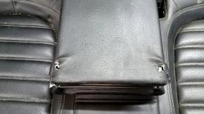 Rear row of seats 2nd row VW CC 08-17 leather black, without plug, torn, broken fastening