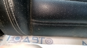Rear row of seats 2nd row VW CC 08-17 leather black, without plug, torn, broken fastening