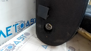 Rear row of seats 2nd row VW CC 08-17 leather black, without plug, torn, broken fastening