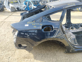 Quarter wing rear right Audi A5 F5 17- 5D, blue, on the body, bumps