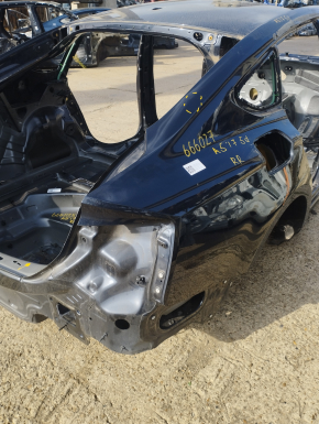Quarter wing rear right Audi A5 F5 17- 5D, blue, on the body, bumps