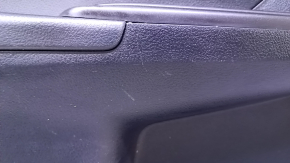 Door trim card rear left Toyota Camry v55 15-17 usa black with black insert plastic, armrest black rubber, dents, abrasions, scratches