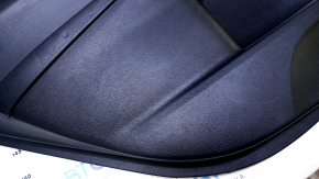 Door trim card rear left Toyota Camry v55 15-17 usa black with black insert plastic, armrest black rubber, dents, abrasions, scratches