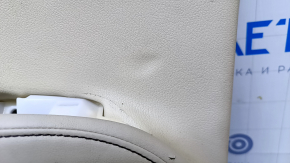 Door trim card rear left Lexus RX350 RX450h 10-15 beige with beige insert leather, armrest beige leather, without backlight, scuffs, dents, abrasions, scratches