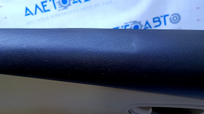 Door trim card rear left Lexus RX350 RX450h 10-15 beige with beige insert leather, armrest beige leather, without backlight, scuffs, dents, abrasions, scratches