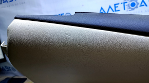 Door trim card rear left Lexus RX350 RX450h 10-15 beige with beige insert leather, armrest beige leather, without backlight, scuffs, dents, abrasions, scratches