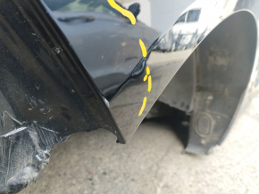Quarter wing rear right Ford C-max MK2 13-18 black, on the body, bumps, dented