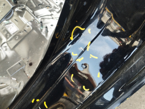 Quarter wing rear left Ford C-max MK2 13-18 black, on the body, putty 0.4-0.6mm, bumps, dents