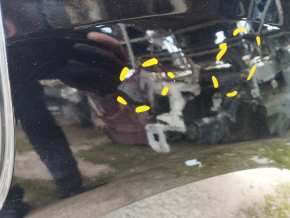 Quarter wing rear left Ford C-max MK2 13-18 black, on the body, putty 0.4-0.6mm, bumps, dents