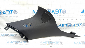 Rear pillar trim behind the window left Mercedes GLC 16-22 beige, broken guide, scratches