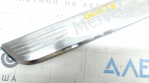 Door sill trim front left outer Mercedes GLC 16-22 chrome, scratches