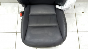 Driver's seat Infiniti QX50 19- without airbag, electric, heated, leather black, shot, scratch, needs cleaning