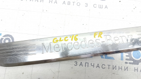 Door sill trim front right outer Mercedes GLC 16-22 chrome, scratches