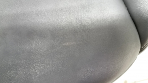 Driver's seat Infiniti QX50 19- without airbag, electric, heated, leather black, shot, scratch, needs cleaning